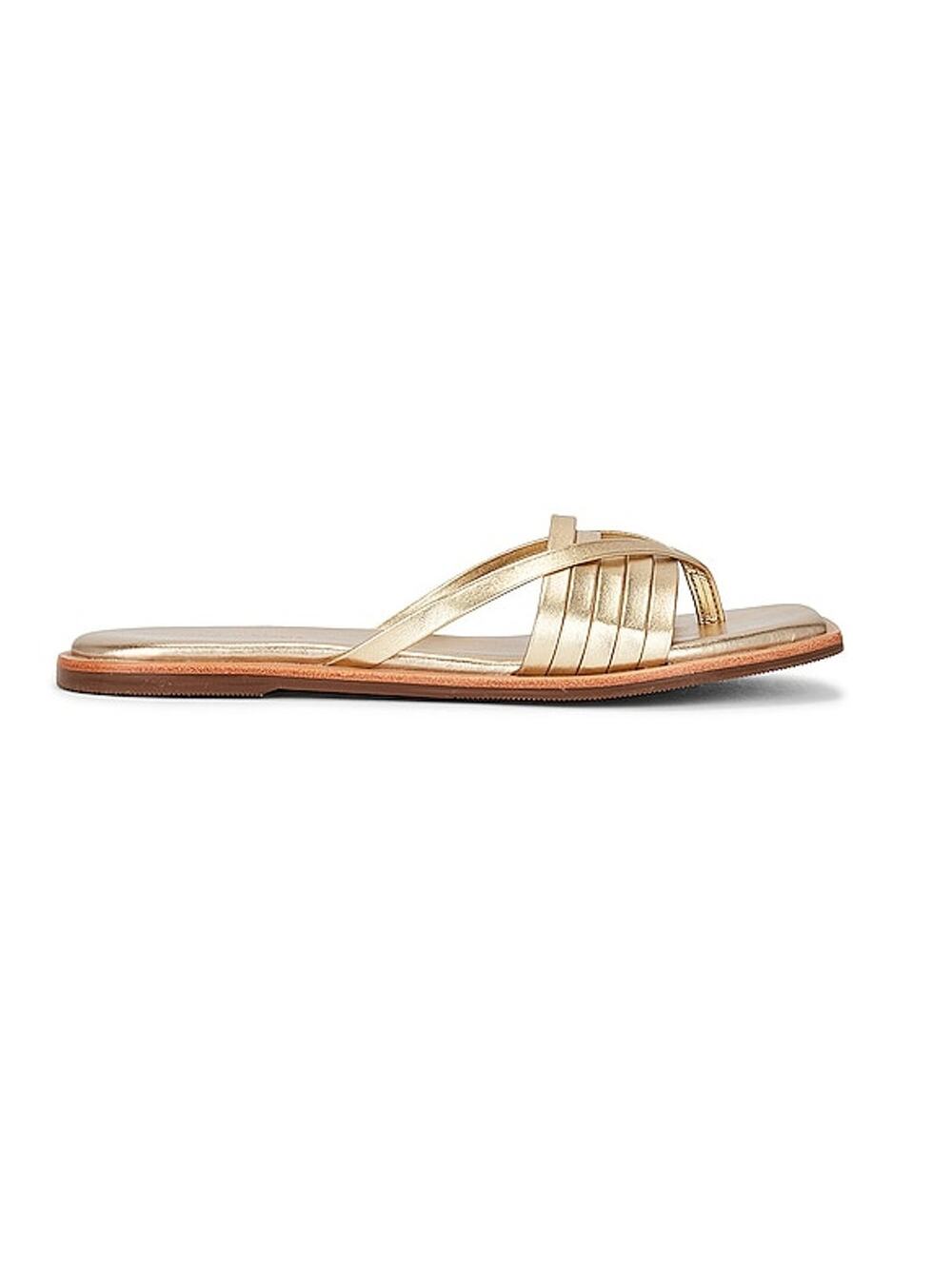 Kaanas Strappy Gold Makian Sandals Size 7